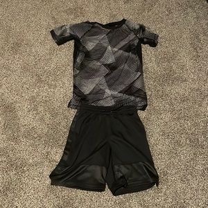 Boy’s Black Two-Piece Swimsuit